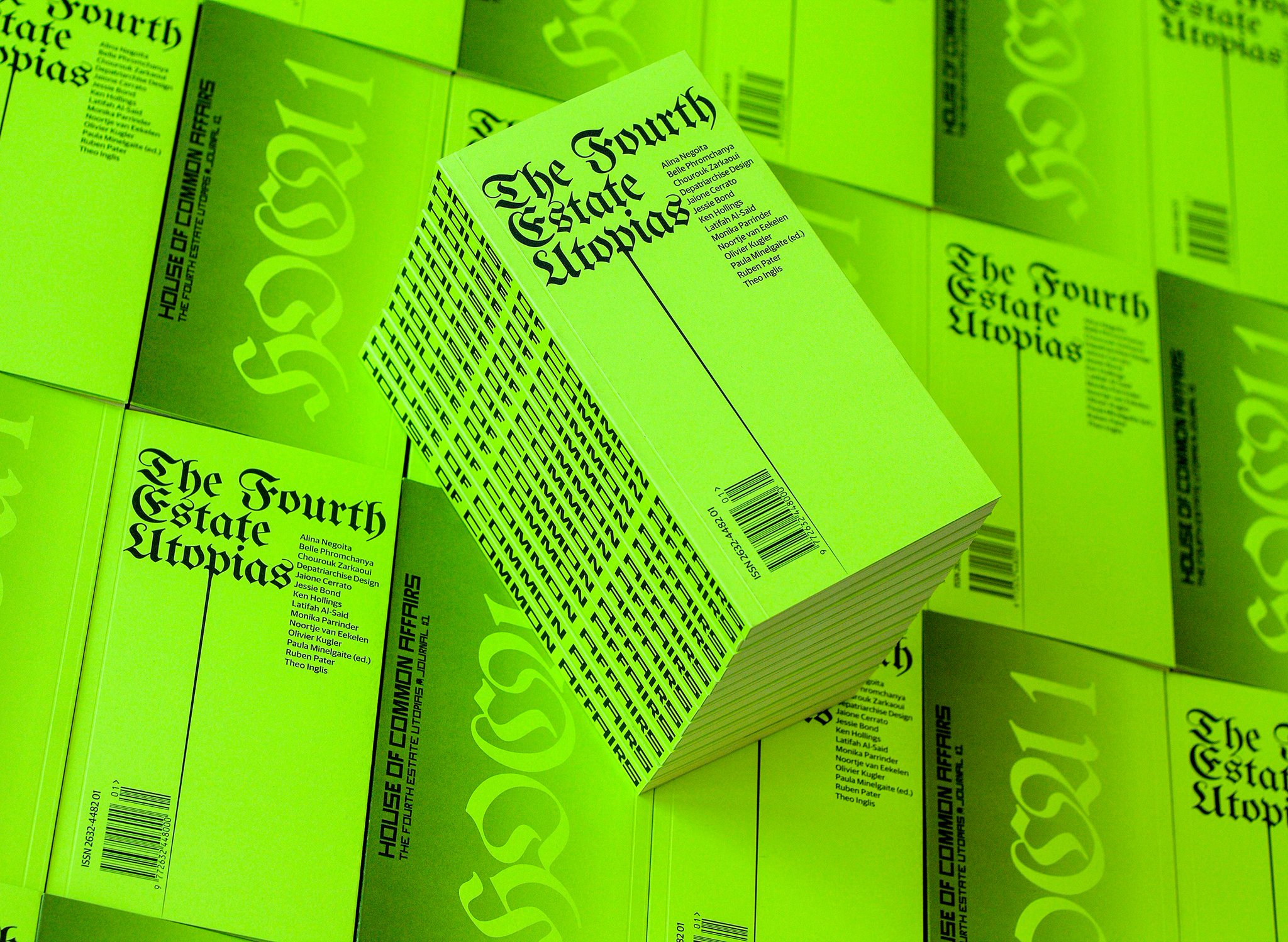 An image of a stack of the House of Common Affairs journals