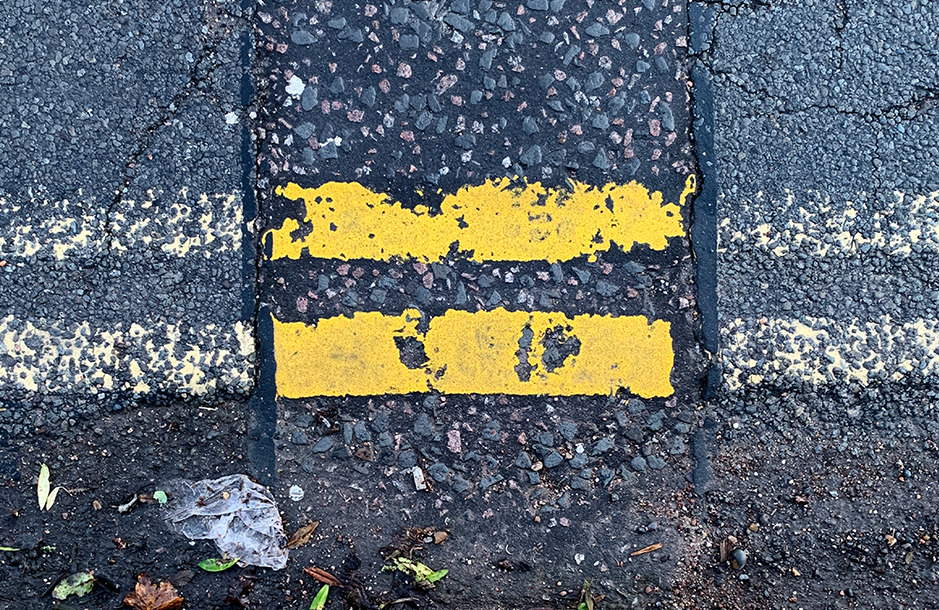 Double yellow lines