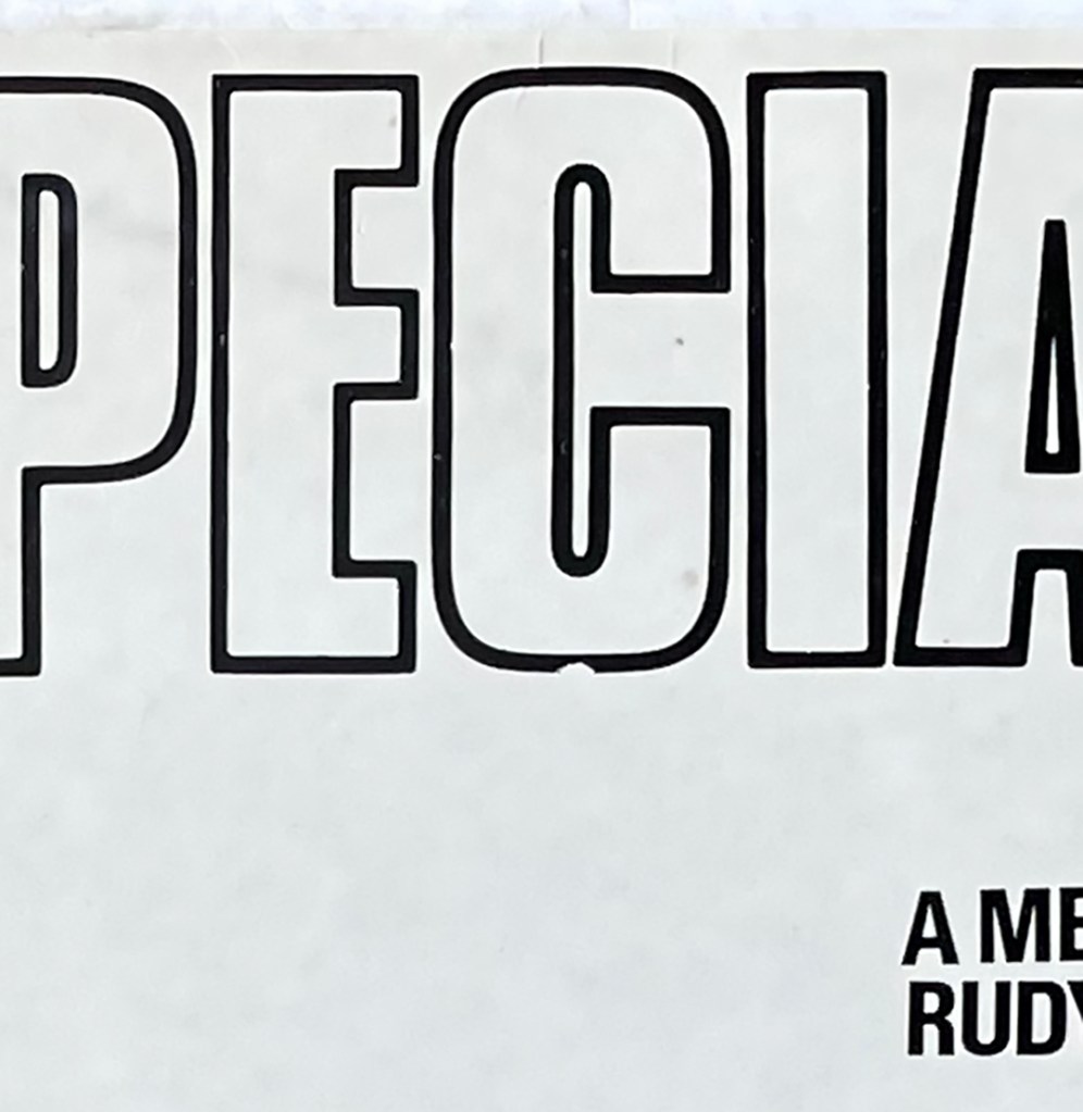 A close up image of some lettering.